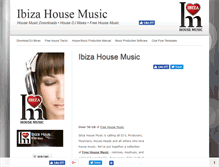 Tablet Screenshot of ibizahousemusic.com